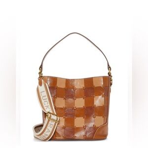 Lucky Brand Brown Patchwork Shoulder Bag